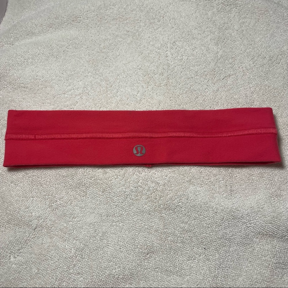 Lululemon Wide Neon Pink Headband